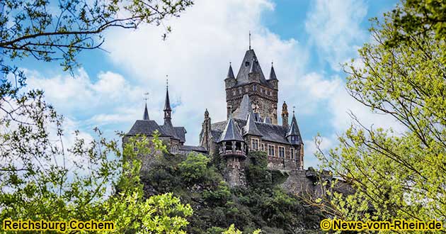 Die Reichsburg in Cochem an der Mosel